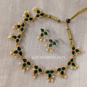 SN014 Green Stoned Choker