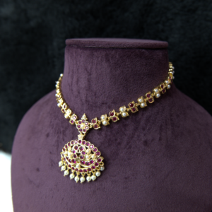 SH 047 Kempu muttu Necklace