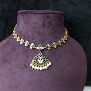 SN 053 Blue Stone Necklace
