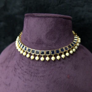 SN 062 Blue Stone Necklace